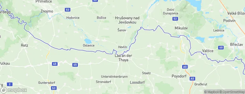 Hevlín, Czechia Map