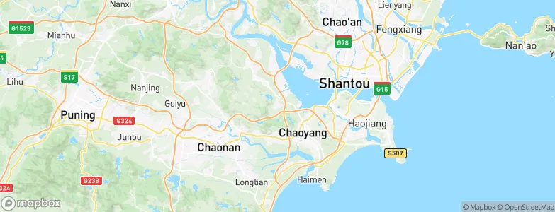 Hexi, China Map