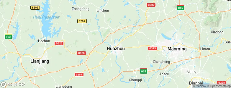 Hexi, China Map