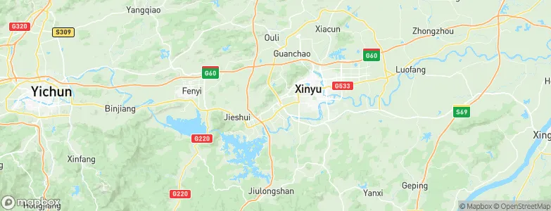 Hexia, China Map