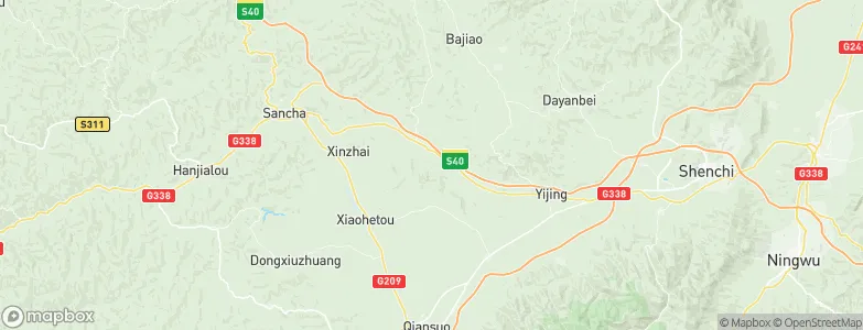 Hezhi, China Map