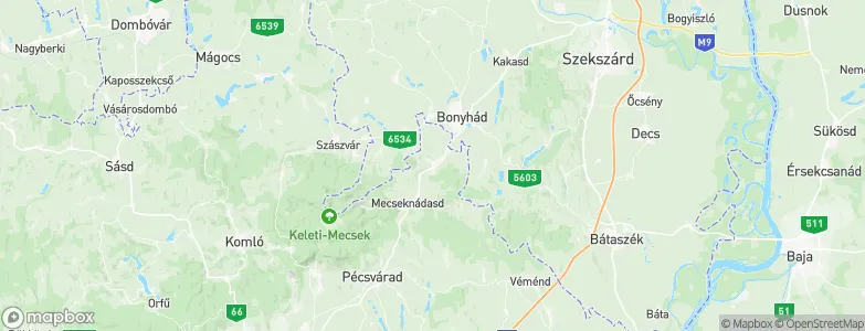 Hidas, Hungary Map