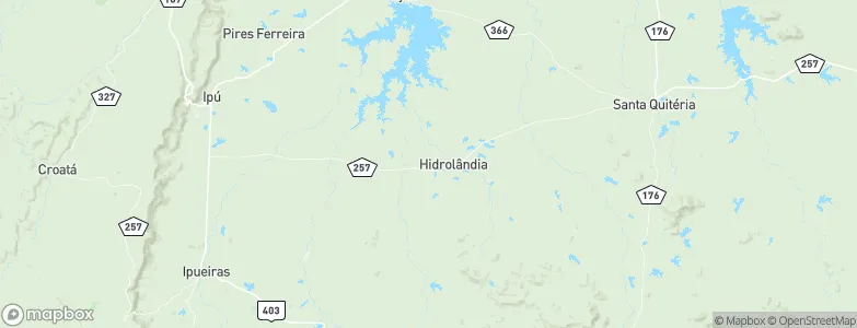 Hidrolândia, Brazil Map