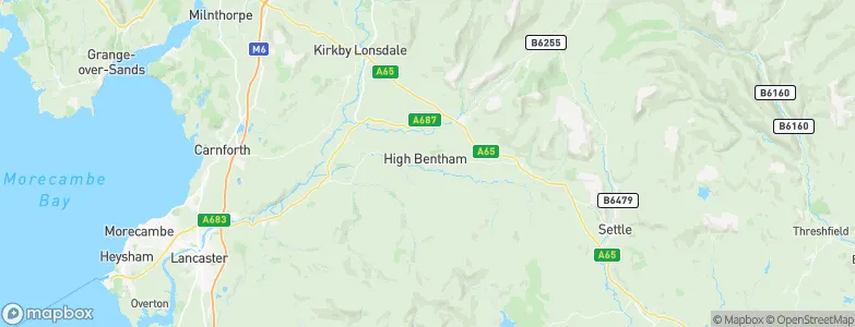 High Bentham, United Kingdom Map