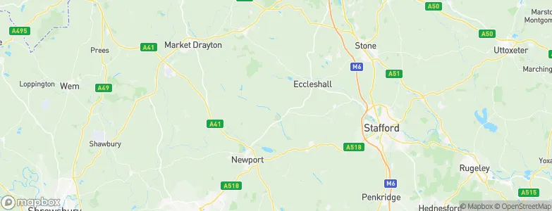 High Offley, United Kingdom Map