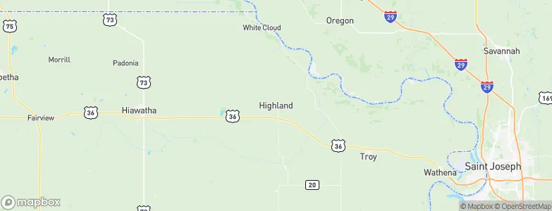 Highland, United States Map