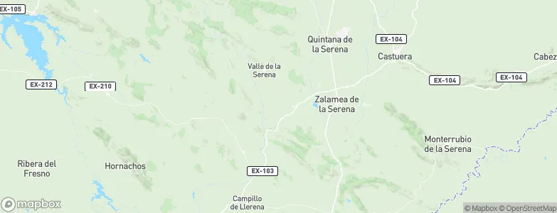 Higuera de la Serena, Spain Map