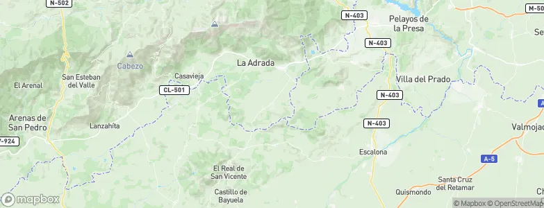 Higuera de las Dueñas, Spain Map