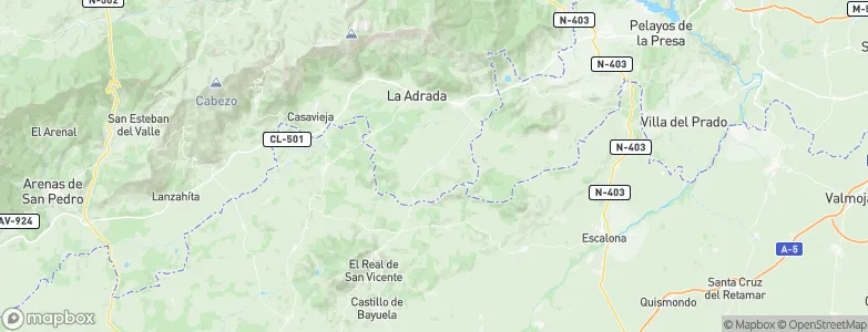 Higuera de las Dueñas, Spain Map