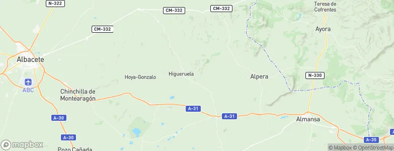 Higueruela, Spain Map