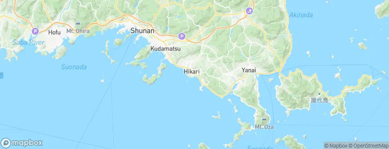 Hikari, Japan Map