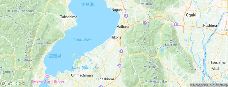 Hikone, Japan Map