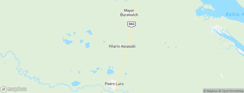 Hilario Ascasubi, Argentina Map