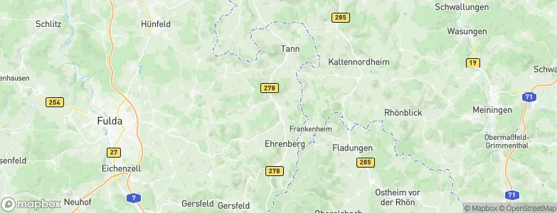 Hilders, Germany Map