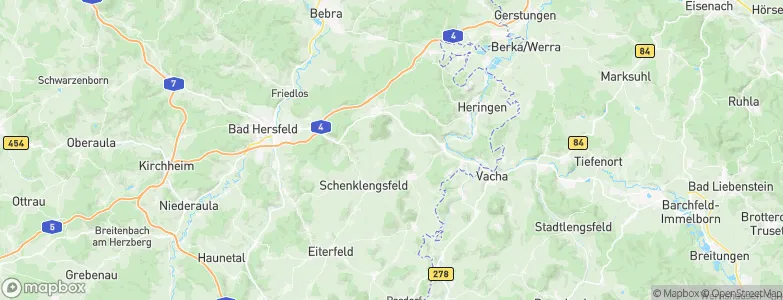 Hillartshausen, Germany Map