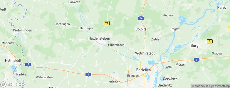 Hillersleben, Germany Map
