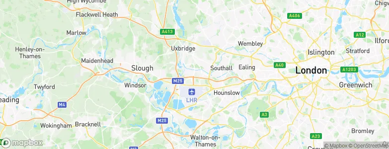 Hillingdon, United Kingdom Map