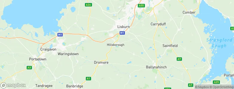 Hillsborough, United Kingdom Map