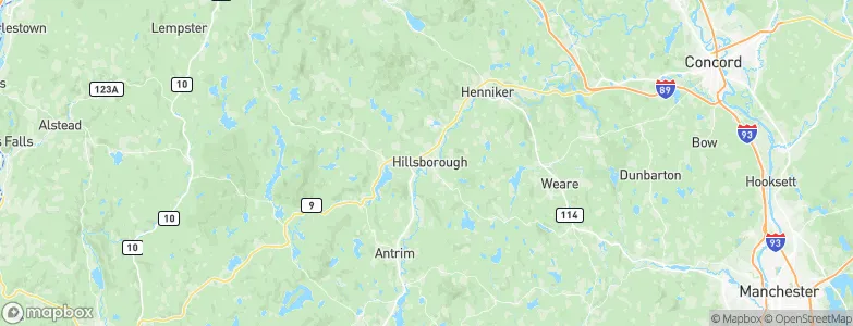 Hillsborough, United States Map