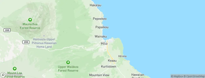 Hilo, United States Map