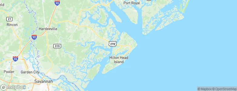 Hilton Head, United States Map