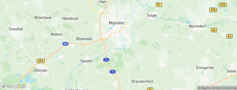 Hiltrup, Germany Map