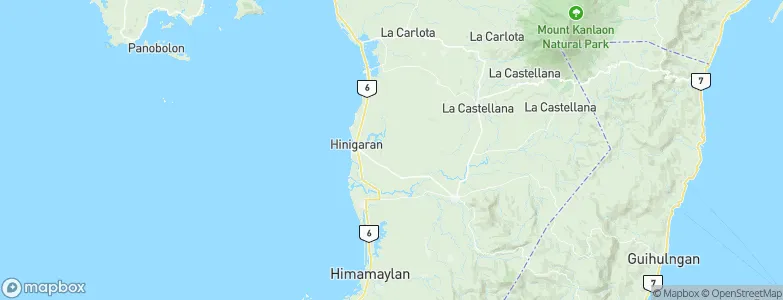 Hinigaran, Philippines Map