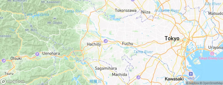 Hino, Japan Map