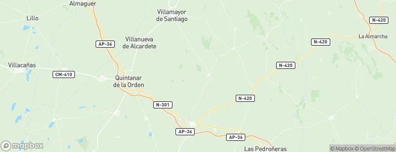Hinojosos, Los, Spain Map