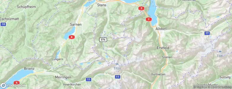 Hinter Horbis, Switzerland Map