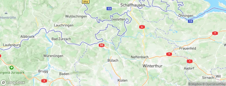 Hinter Stadtberg, Switzerland Map