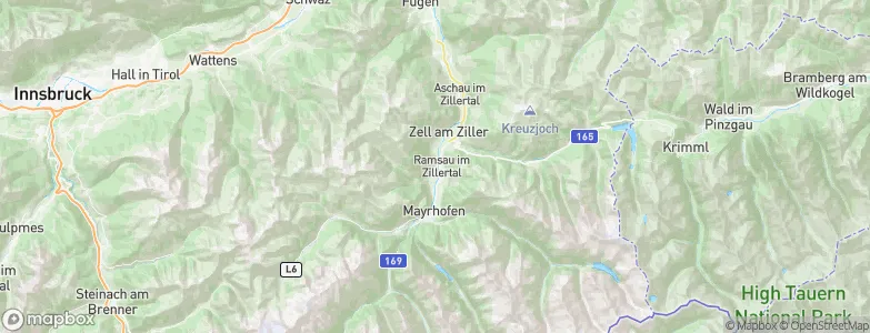 Hippach, Austria Map