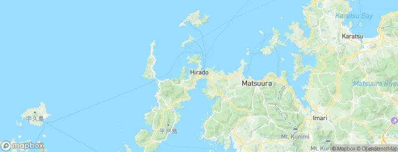 Hirado, Japan Map