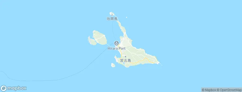 Hirara, Japan Map