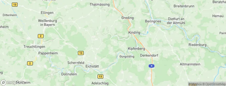 Hirnstetten, Germany Map