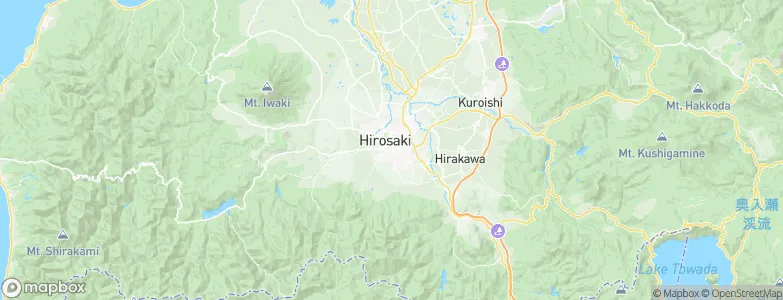 Hirosaki, Japan Map