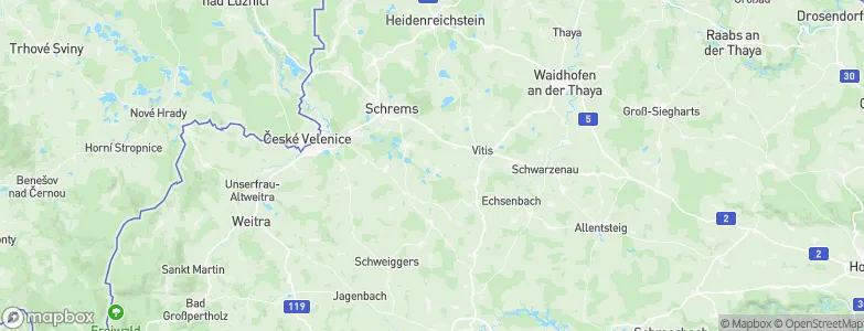 Hirschbach, Austria Map