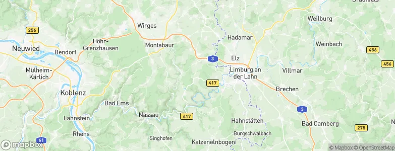 Hirschberg, Germany Map