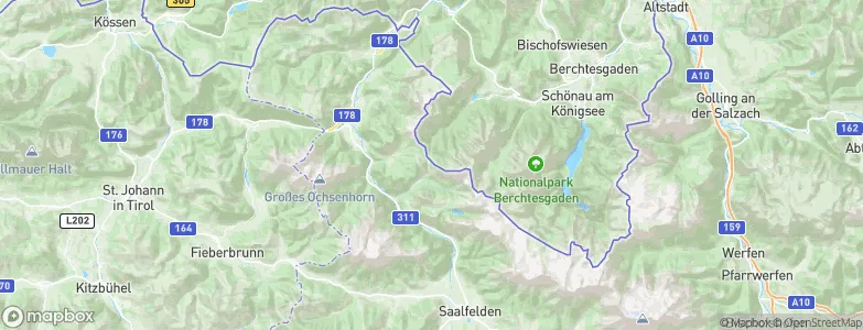Hirschbichl, Austria Map