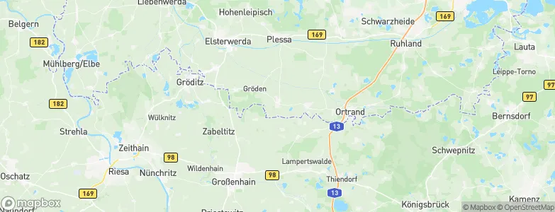 Hirschfeld, Germany Map