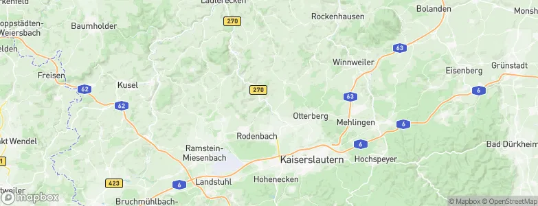 Hirschhorn, Germany Map