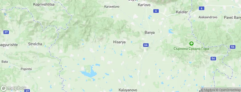 Hisarya, Bulgaria Map