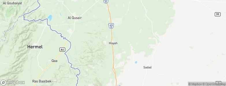 Hisya, Syria Map