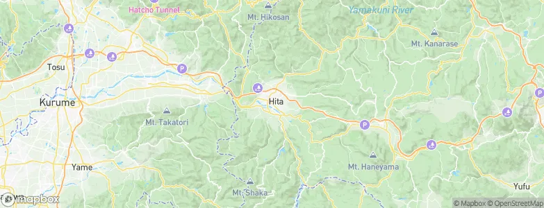 Hita, Japan Map