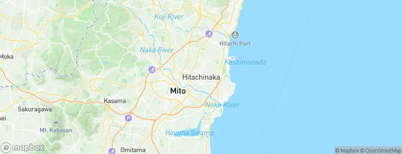 Hitachi-Naka, Japan Map