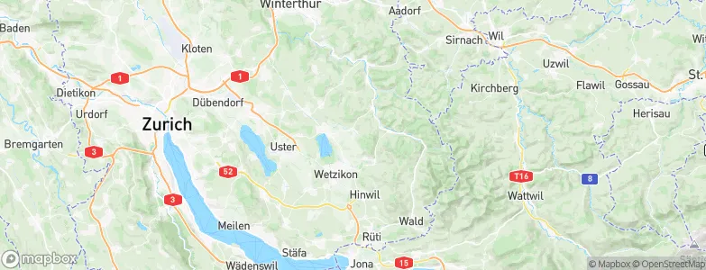 Hittnau / Hittnau (Dorf), Switzerland Map