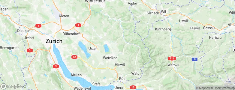 Hittnau / Luppmen, Switzerland Map