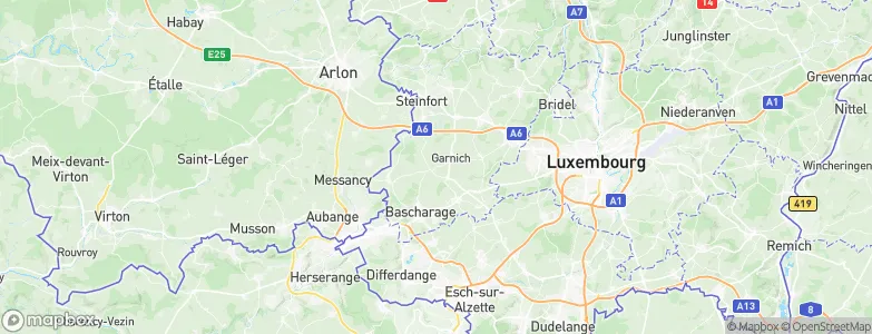 Hivange, Luxembourg Map