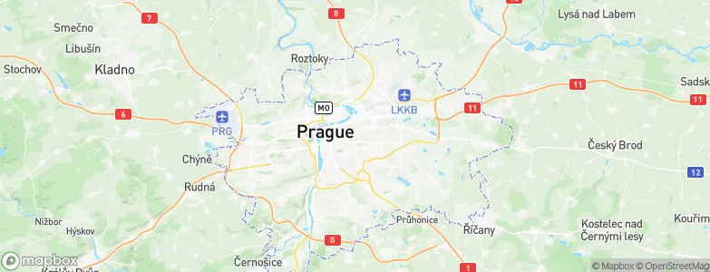 Hlavní město Praha, Czechia Map