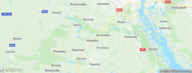 Hlevakha, Ukraine Map
